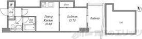 T’s SQUARE天神橋の物件間取画像